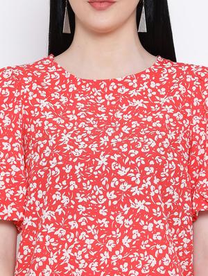 puff sleeved floral top - 17233091 - Standard Image - 5
