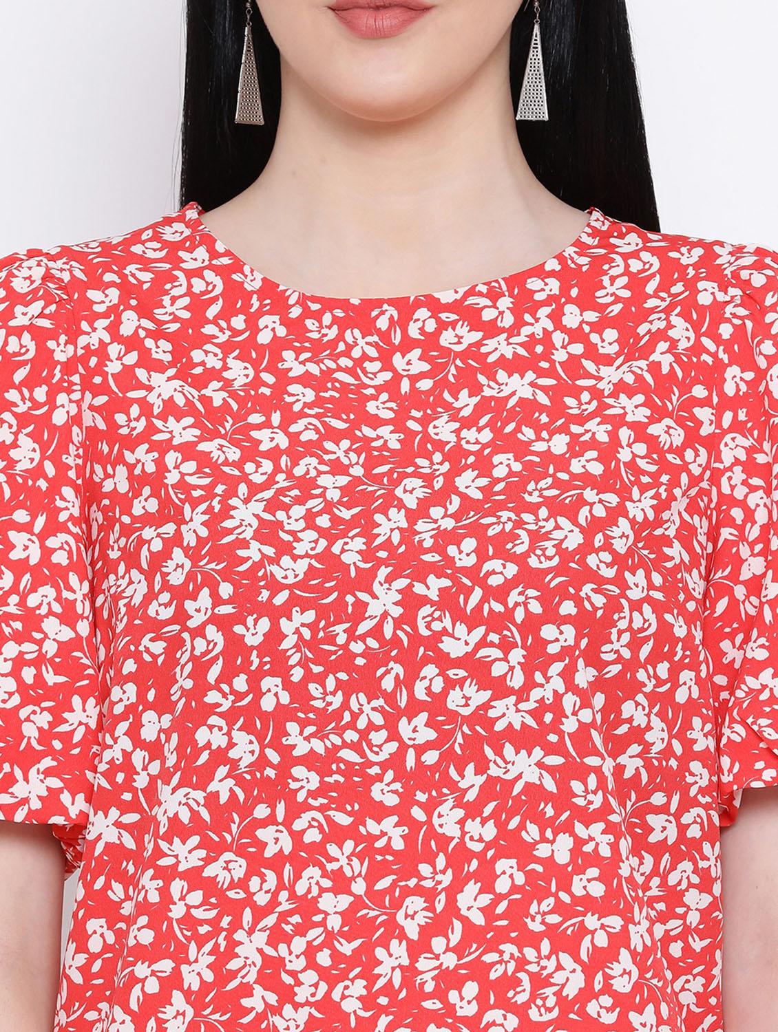puff sleeved floral top - 17233091 - Zoom Image - 5