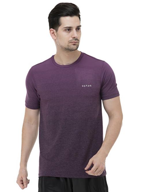 purple ombre t-shirt - 17233311 - Standard Image - 1