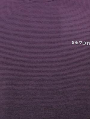 purple ombre t-shirt - 17233311 - Standard Image - 4