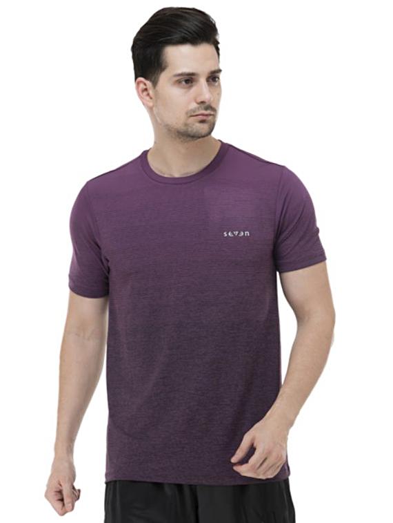 purple ombre t-shirt - 17233311 - Zoom Image - 1
