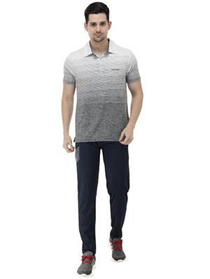 grey striped collared t-shirt - 17233313 - Standard Image - 4