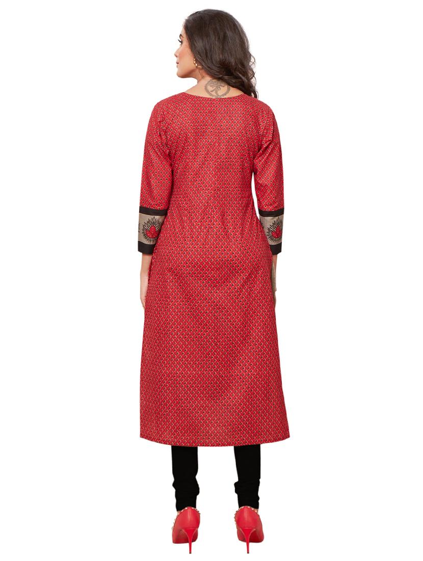 multi colored cotton combos kurta - 17233709 - Zoom Image - 4