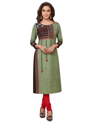 multi colored cotton combos kurta - 17233728 - Standard Image - 2