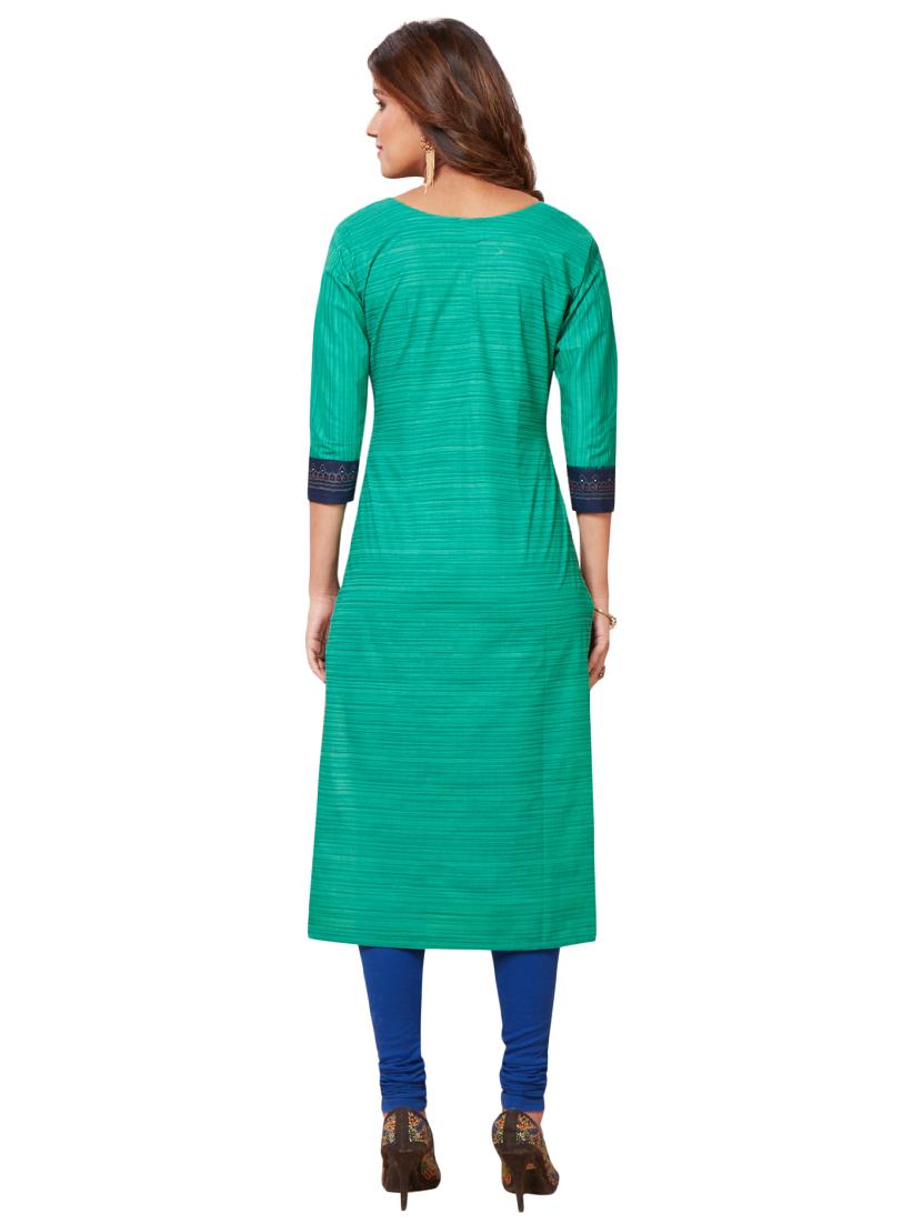 multi colored cotton combos kurta - 17233768 - Zoom Image - 4