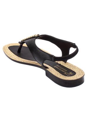 black back strap sandals - 17233851 - Standard Image - 3