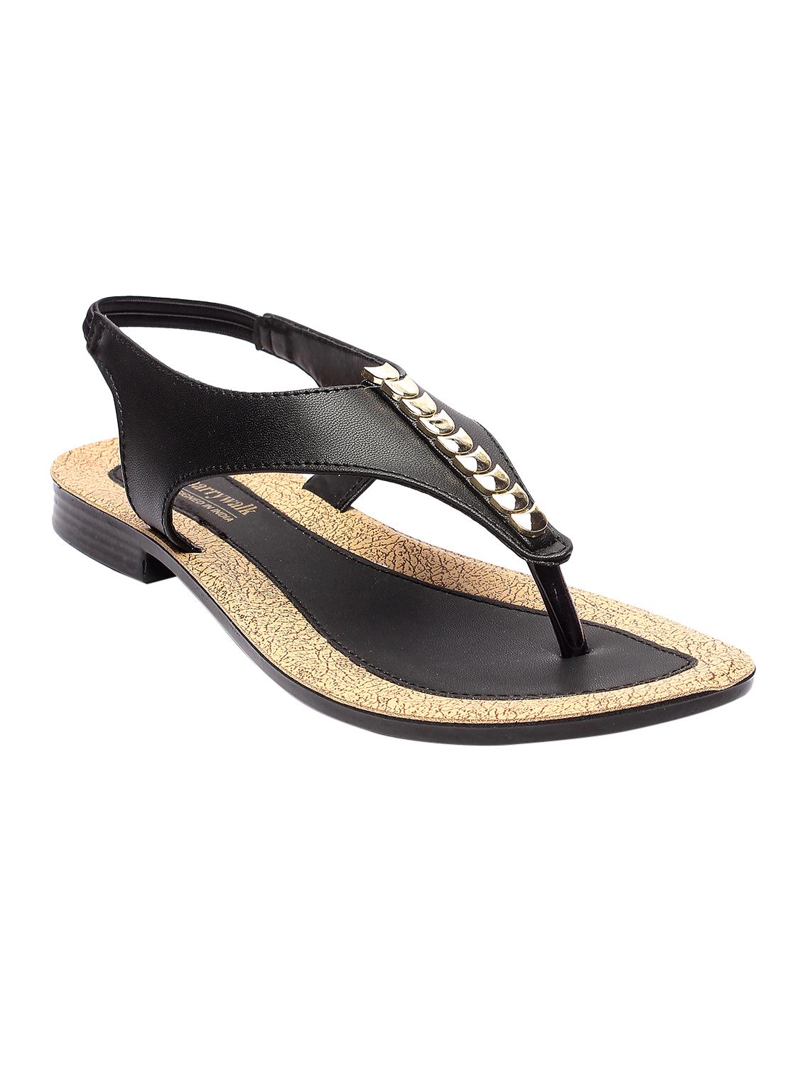 black back strap sandals - 17233851 - Zoom Image - 1