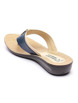 blue toe separator silppers - 17233867 - Standard Image - 3