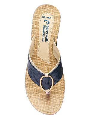 blue toe separator silppers - 17233867 - Standard Image - 4