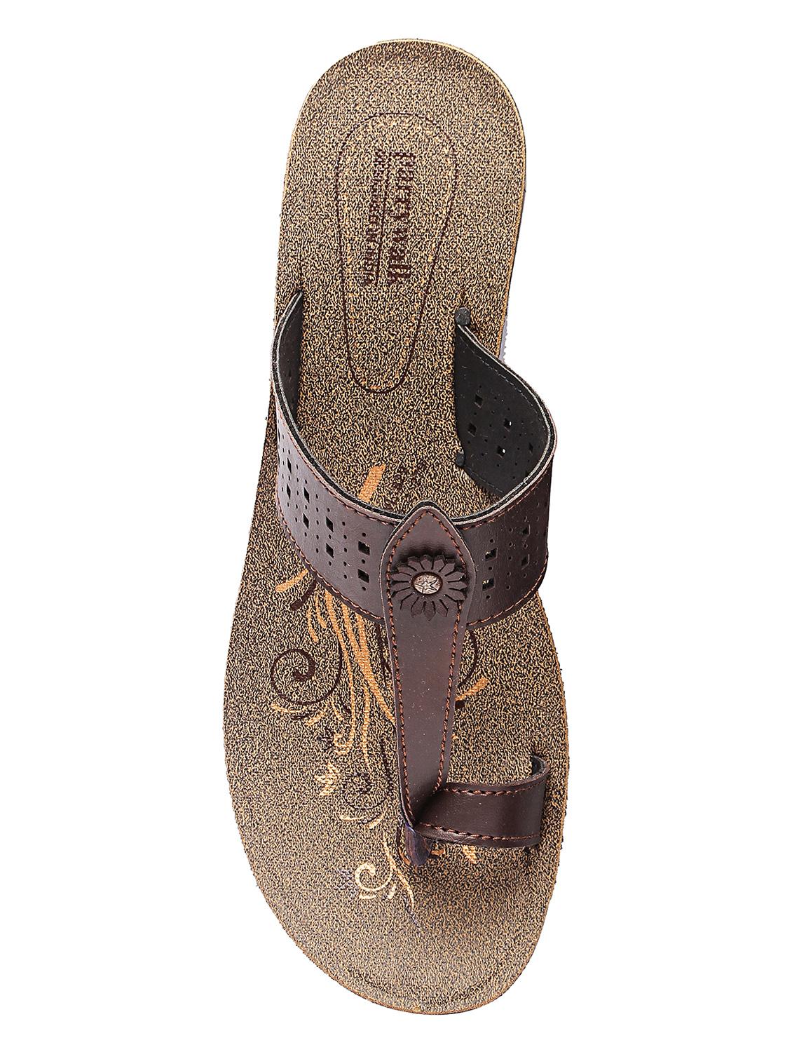 brown toe separator silppers - 17233882 - Zoom Image - 4