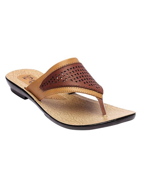 brown toe separator silppers - 17233899 - Standard Image - 1