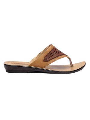 brown toe separator silppers - 17233899 - Standard Image - 2