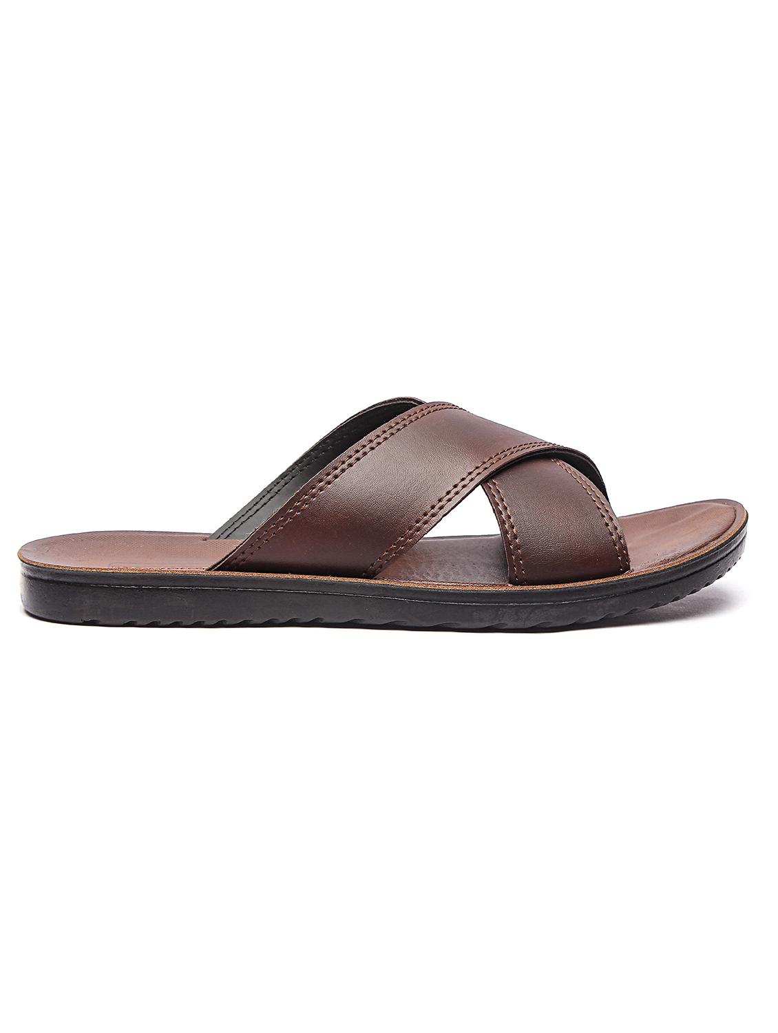 brown slip on slippers - 17234036 - Zoom Image - 2