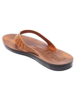 tan toe separator slippers - 17234044 - Standard Image - 3