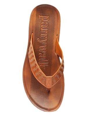 tan toe separator slippers - 17234044 - Standard Image - 4