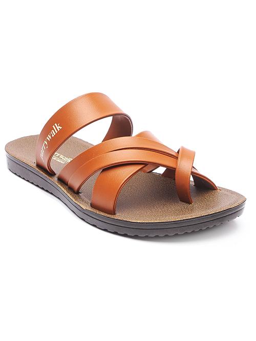 tan slip on slippers - 17234051 - Standard Image - 1