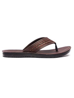 brown toe separator slippers - 17234054 - Standard Image - 2