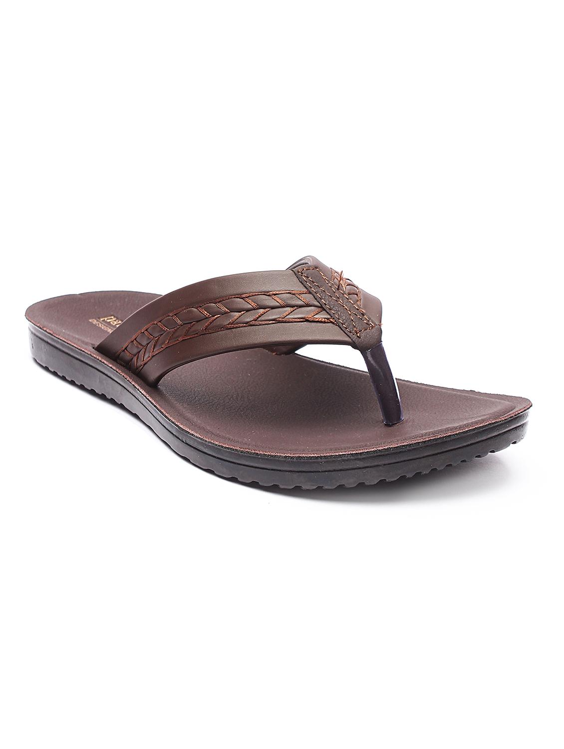 brown toe separator slippers - 17234054 - Zoom Image - 1