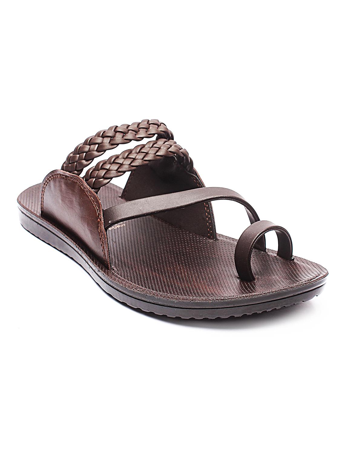 brown slip on slippers - 17234060 - Zoom Image - 1