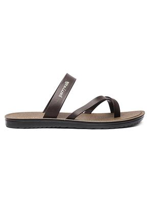 brown slip on slippers - 17234061 - Standard Image - 2