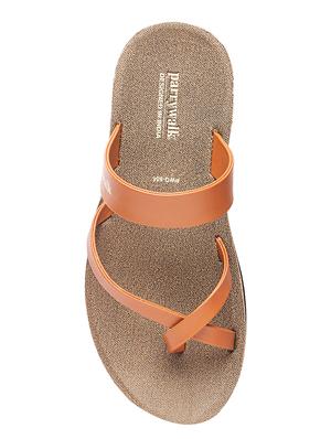 tan slip on slippers - 17234062 - Standard Image - 4