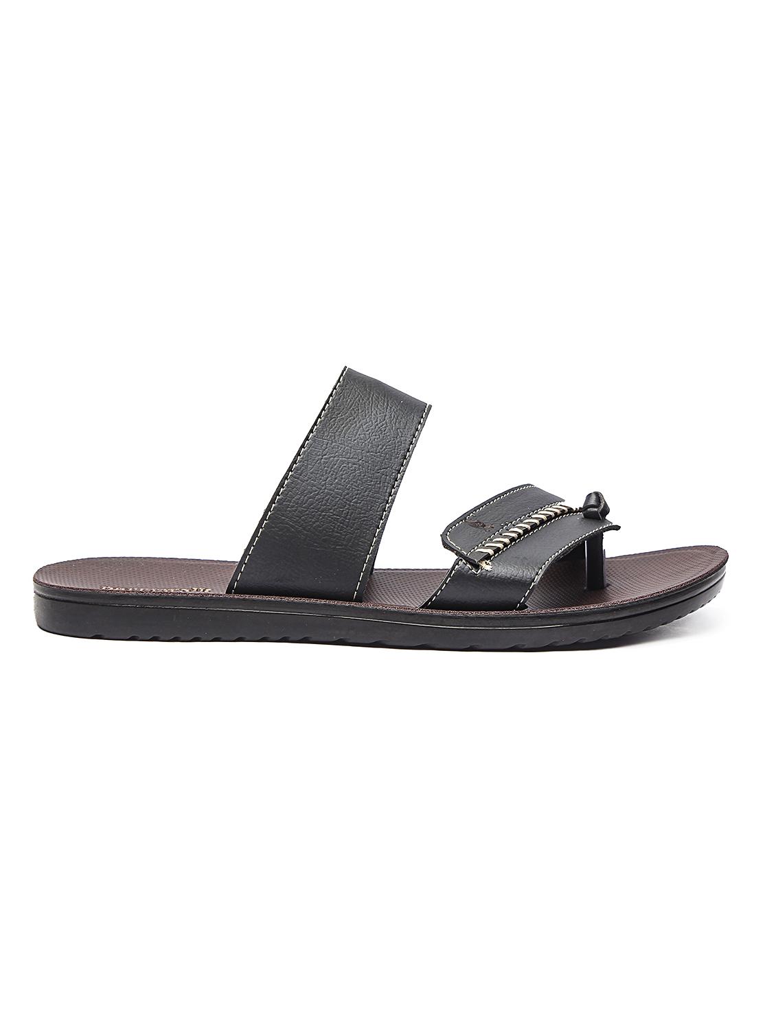 black slip on slippers - 17234065 - Zoom Image - 2