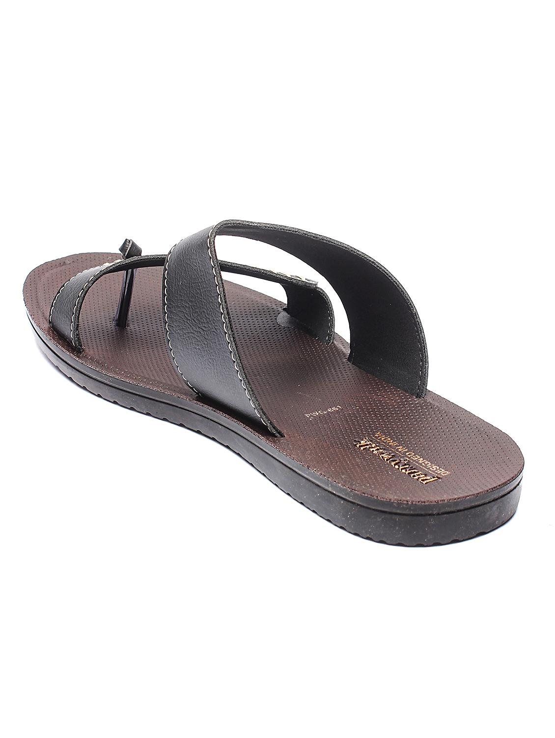 black slip on slippers - 17234065 - Zoom Image - 3