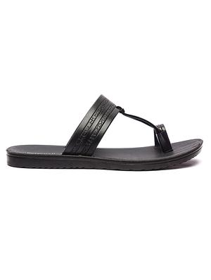 black slip on slippers - 17234066 - Standard Image - 2