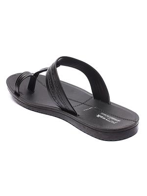 black slip on slippers - 17234066 - Standard Image - 3