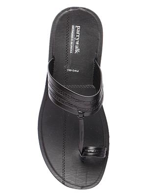 black slip on slippers - 17234066 - Standard Image - 4
