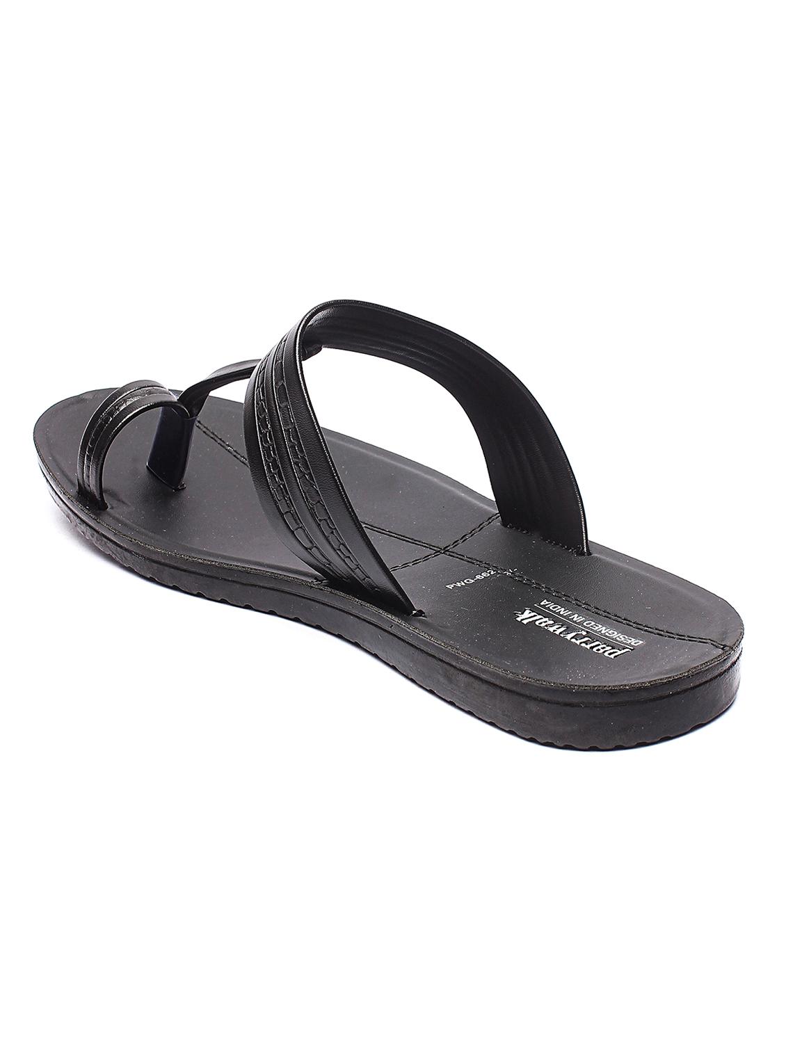 black slip on slippers - 17234066 - Zoom Image - 3