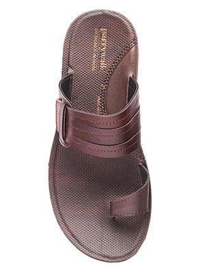 brown slip on slippers - 17234068 - Standard Image - 4