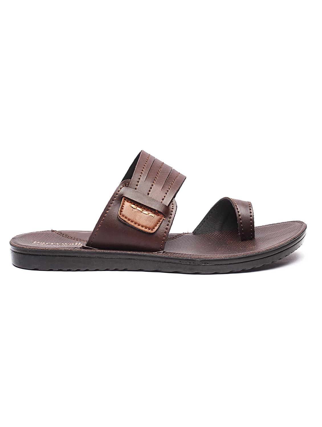 brown slip on slippers - 17234068 - Zoom Image - 2