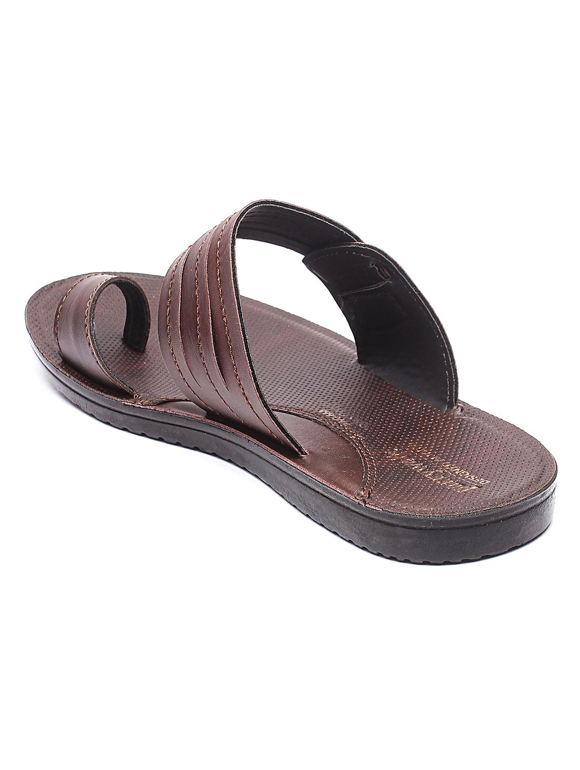 brown slip on slippers - 17234068 - Zoom Image - 3
