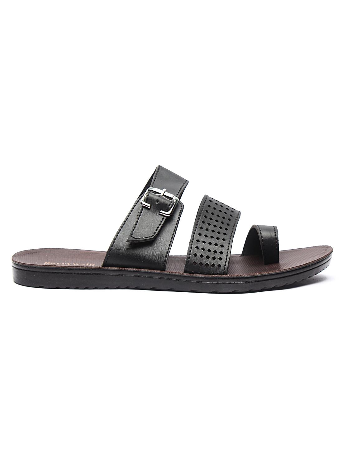 black slip on slippers - 17234078 - Zoom Image - 2