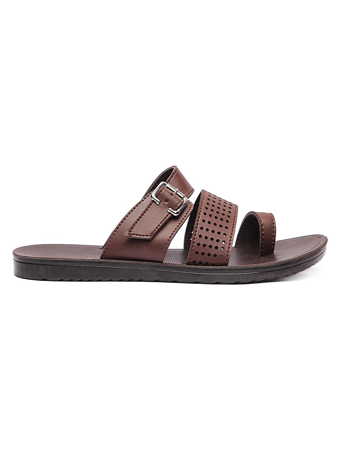 brown slip on slippers - 17234079 - Zoom Image - 2