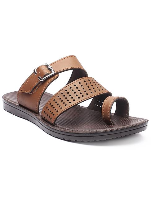 tan slip on slippers - 17234080 - Standard Image - 1