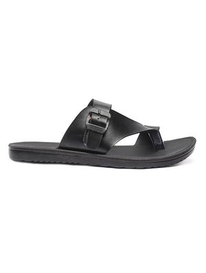 black slip on slippers - 17234081 - Standard Image - 2