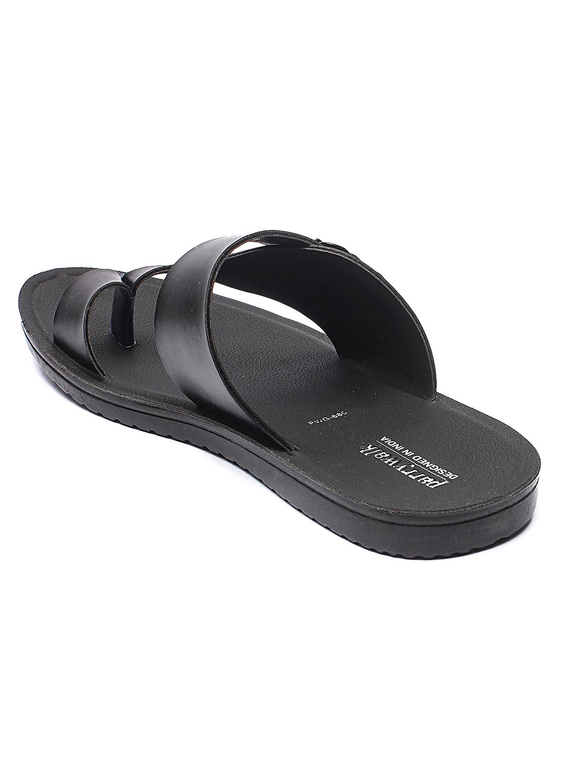 black slip on slippers - 17234081 - Zoom Image - 3