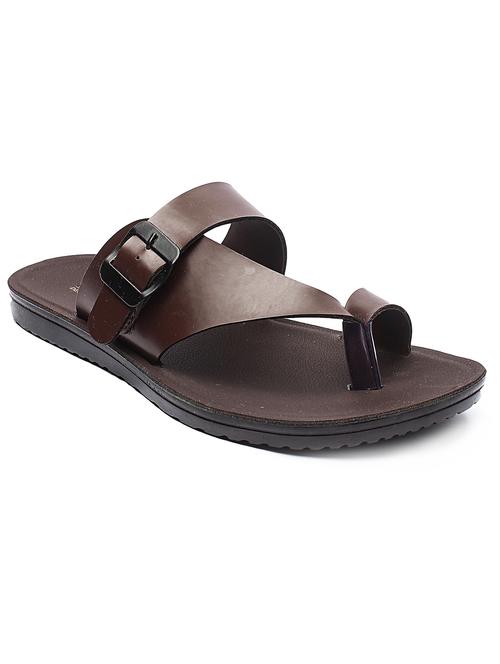 brown slip on slippers - 17234082 - Standard Image - 1