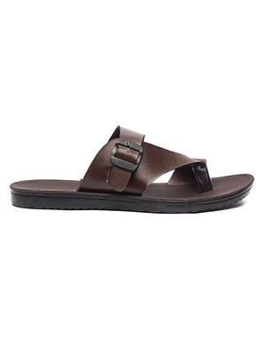 brown slip on slippers - 17234082 - Standard Image - 2