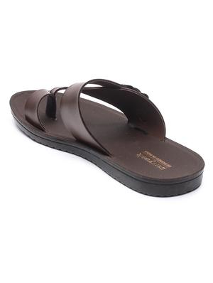 brown slip on slippers - 17234082 - Standard Image - 3