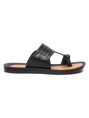 black slip on slippers - 17234083 - Standard Image - 2