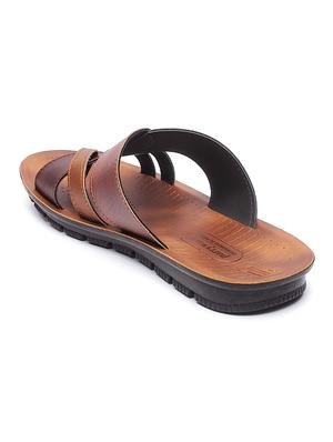 brown slip on sandals - 17234088 - Standard Image - 3