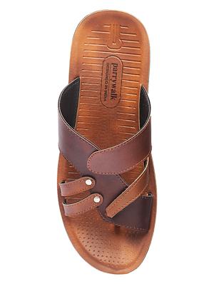 brown slip on sandals - 17234088 - Standard Image - 4