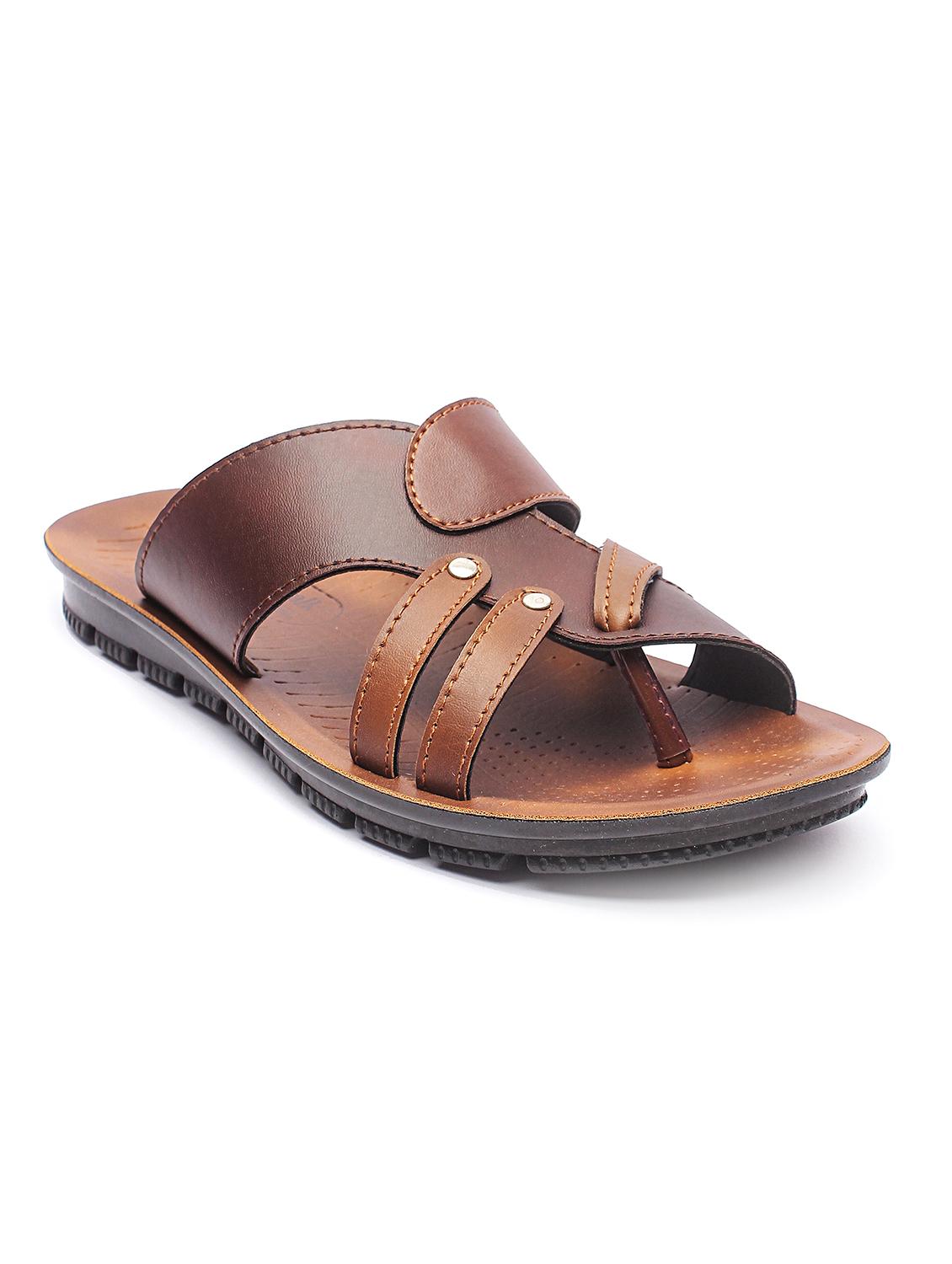 brown slip on sandals - 17234088 - Zoom Image - 1
