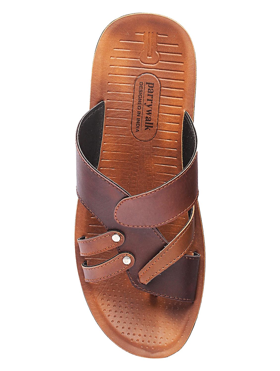 brown slip on sandals - 17234088 - Zoom Image - 4