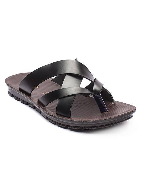 black slip on sandals - 17234093 - Standard Image - 1