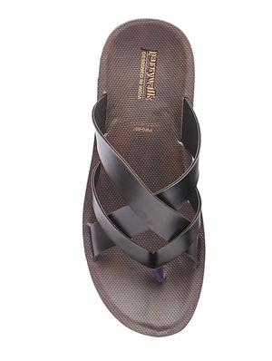 black slip on sandals - 17234093 - Standard Image - 4
