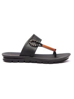 black slip on sandals - 17234094 - Standard Image - 2